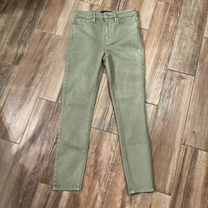 Calvin Klein Jeans Womens Green Ivy League Skinny Stretch Mid-Rise Size 4 NWT